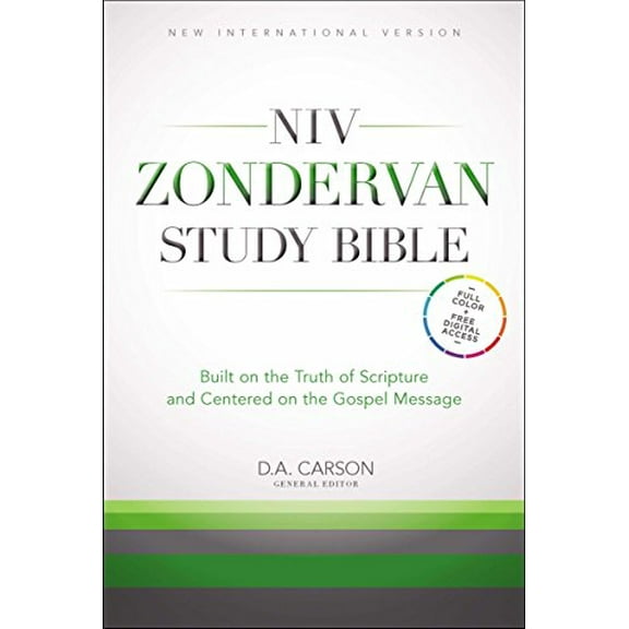 Pre-Owned NIV Zondervan Study Bible, Hardcover: Built on the Truth of Scripture and Centered on the Gospel Message, 9780310438335, 0310438330, Hardcover, First Edition edition