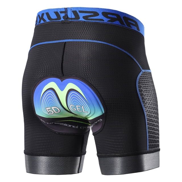 Arsuxeo Men Cycling Underwear Shorts 5D Padded Quick Dry MTB Bike Bicycle Riding Shorts