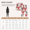 thumbnail image 5 of Uemuo Roosters Pattern Womens Pajama Sets,PJ Set for Women,Pajamas for Women Logo,Long Sleeve Pajama Set for Women,Soft Long Sleeve Top With Pants-Small, 5 of 9