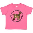 thumbnail image 3 of Inktastic Future Goat Farmer with Cute Goats and Hoof Prints Boys or Girls Baby T-Shirt, 3 of 5
