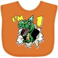 thumbnail image 3 of Inktastic I'm One Dinosaur Boys or Girls Baby Bib, 3 of 4