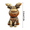 thumbnail image 3 of Brass Ornaments Small Copperware Metal Crafts Brass Figurine Detailed Design Elegant Finish Perfect, 3 of 8