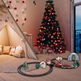 thumbnail image 3 of Model Train Set Locomotive Engine Electric Train Toys for Family Children, 3 of 8
