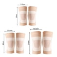 thumbnail image 5 of harmtty 1 Pair Knee Brace Non-slip High Elastic Ultra Soft Women Knitted Knee Compression Support for Gym,Skin Color, 5 of 8