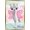 Gold Framed Version, variant on Animal Club - Lama Unicorn Wall Poster, 14.725" x 22.375", Framed