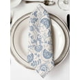 thumbnail image 2 of Cloth Napkins Set of 6 - 20x20 Inches, Blue Paisley Washable Reusable Table Napkins, Vintage Boho Flower Botanical Leaf Branch Soft & Absortbent Dining Napkin for Party Wedding Hotel Restaurant, 2 of 8