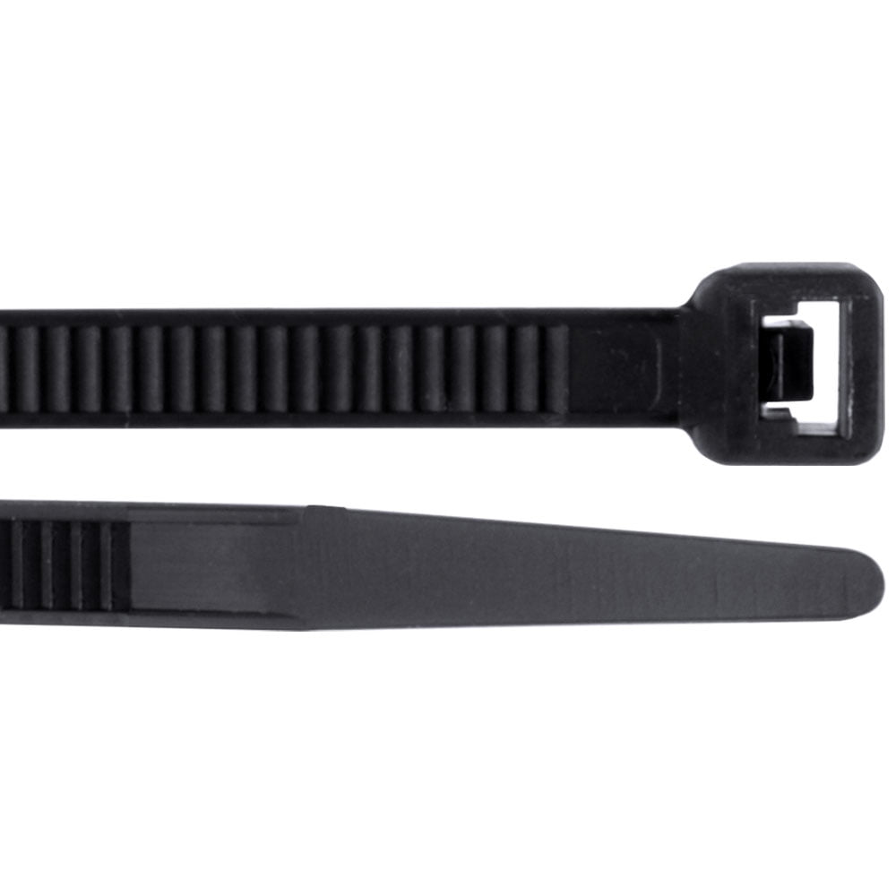 Construct Pro™ 14” Self-Locking Nylon Cable Ties (100 Pack, Color: Black)