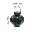 thumbnail image 3 of Farol de proyección estelar solar Luz colgante exterior - Diseño metálico calado, linterna impermeable para decoración solar de jardín para patio, jardín, camino, paisaje, 3 of 6