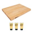 thumbnail image 1 of John Boos Maple Wood Edge Grain Cutting Board, and Block Board Natural Cream, 1 of 9