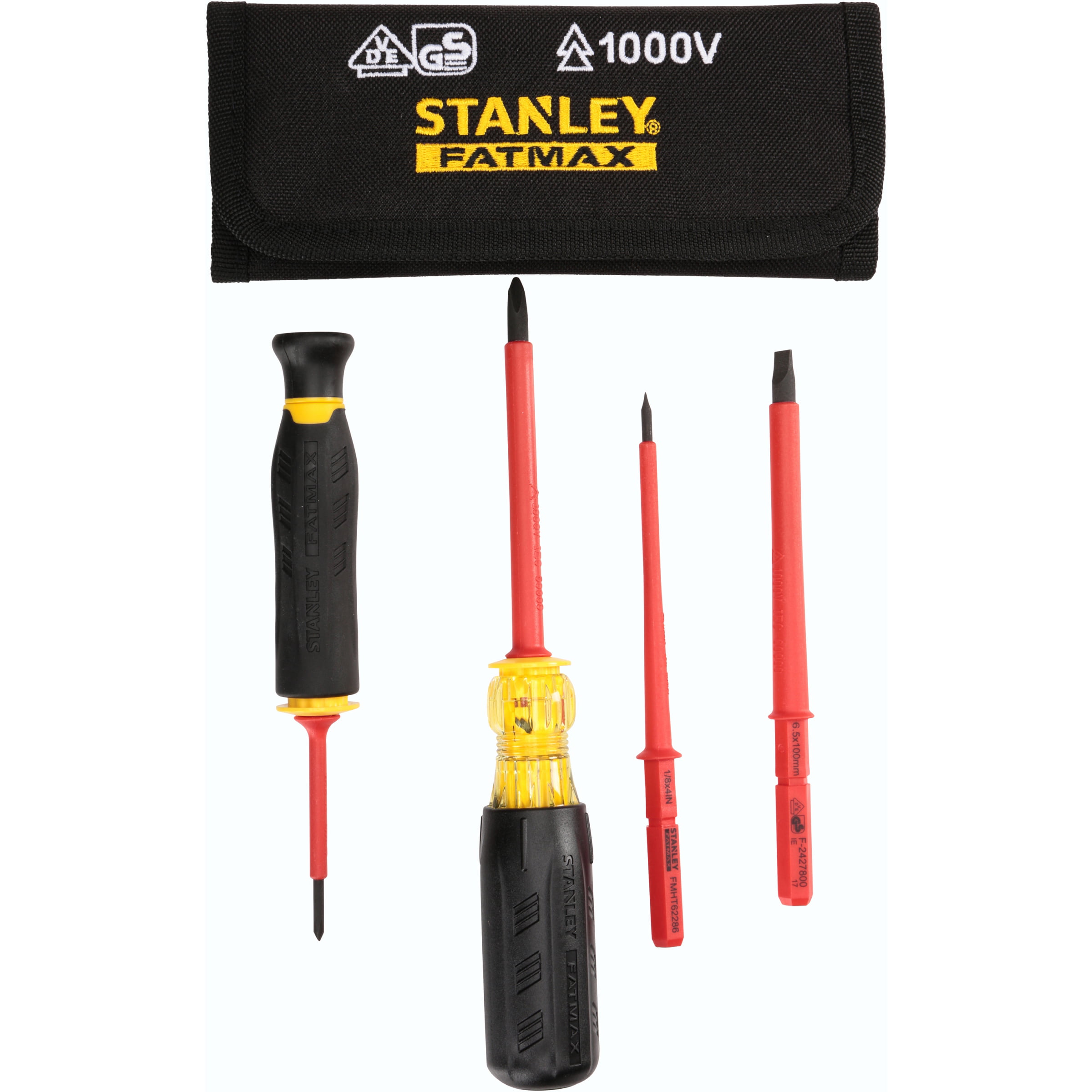 Stanley FatMax Screwdriver with Comfortable Rubber Grip for Tougher DIY Jobs Size 6.5 x 30mm Metal
