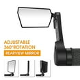 thumbnail image 3 of 2pcs Bike Mirror Cycling Rear View Mirror Foldable 360 Degree Rotating Rearview Mirrors Handlebar Safety Mirror for Mountain Road Bike Black, 3 of 7