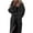 Black, variant on Sweaters For Women Autumn Color Blocked Loose Casual Cardigan Long Hooded Knitted Sweater Polyester Spandex A Coat Outerwear Coats 1Pc Yellow 3Xl Winter Coats For Women