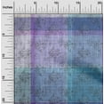 thumbnail image 2 of oneOone Silk Tabby Medium Blue Fabric Check & Diy Clothing Quilting Fabric Print Fabric By Yard 42 Inch Wide, 2 of 4