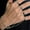 Silver, variant on Women Couple Fashion Jewelry Unisex Mittens Wrist Rings Punk Vintage Finger Ring-Silver