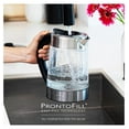 thumbnail image 2 of Drevy Glass Electric Kettle Hot Water Boiler 1.7 Liter ProntoFill Tech Portable Kettle w/ Set Temperature Control, 1500W Keep Warm BPA w/ Stainless Steel Base & Tea Maker Infuser - Silver KG733S, 2 of 8