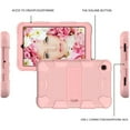 thumbnail image 5 of For Samsung Galaxy Tab A 8.4 2020 / T307 Dual layer Shockproof Heavy Duty Hybrid Silicone Kickstand Tablet Case Cover Rose Gold, 5 of 7