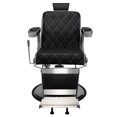 thumbnail image 2 of Canddidliike Leather Cushion Barber Salon Booster Chair for for Child Hair Cutting Styling, Black, 2 of 10