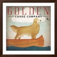 thumbnail image 2 of Art.com Golden Dog Canoe Co Right Facing Art Print by Ryan Fowler, Brown Frame Wall Art, 38" x 38", 2 of 5