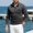 Dark Gray, variant on Men's Polo Shirts Casual Short Sleeve 2026 Button Stylish Summer T Shirt Color Block Golf Slim Fit Shirts with Collar, 3XL