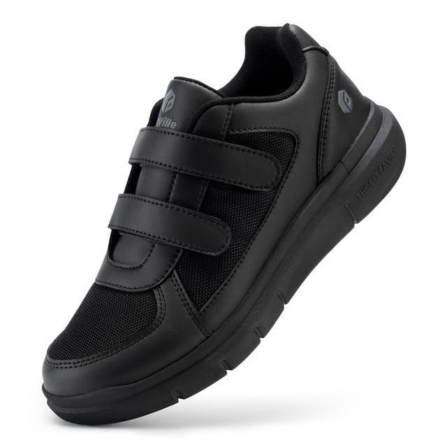 FitVille zapatos para diabéticos para hombres mayores, ortopedia, pies hinchados, Extra anchos, zapato ajustable para caminar, alivio del dolor de pie para ancianos
