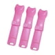 thumbnail image 1 of 3 piezas de comederos de tiras para gatos, soporte para cuchara exprimidora de tiras para puré líquido Rosa, 1 of 9