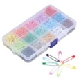 thumbnail image 4 of Small  Pins, Locking Design  Pins Convenient Practical Glossy Bright  For Home For Artistic Purposes For Individual 15 Colors, 4 of 8