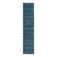 thumbnail image 2 of Unique Loom Moroccan Trellis Shag Collection Area Rug - Meknes (2' 7" x 12' Runner Navy Blue/Ivory), 2 of 6