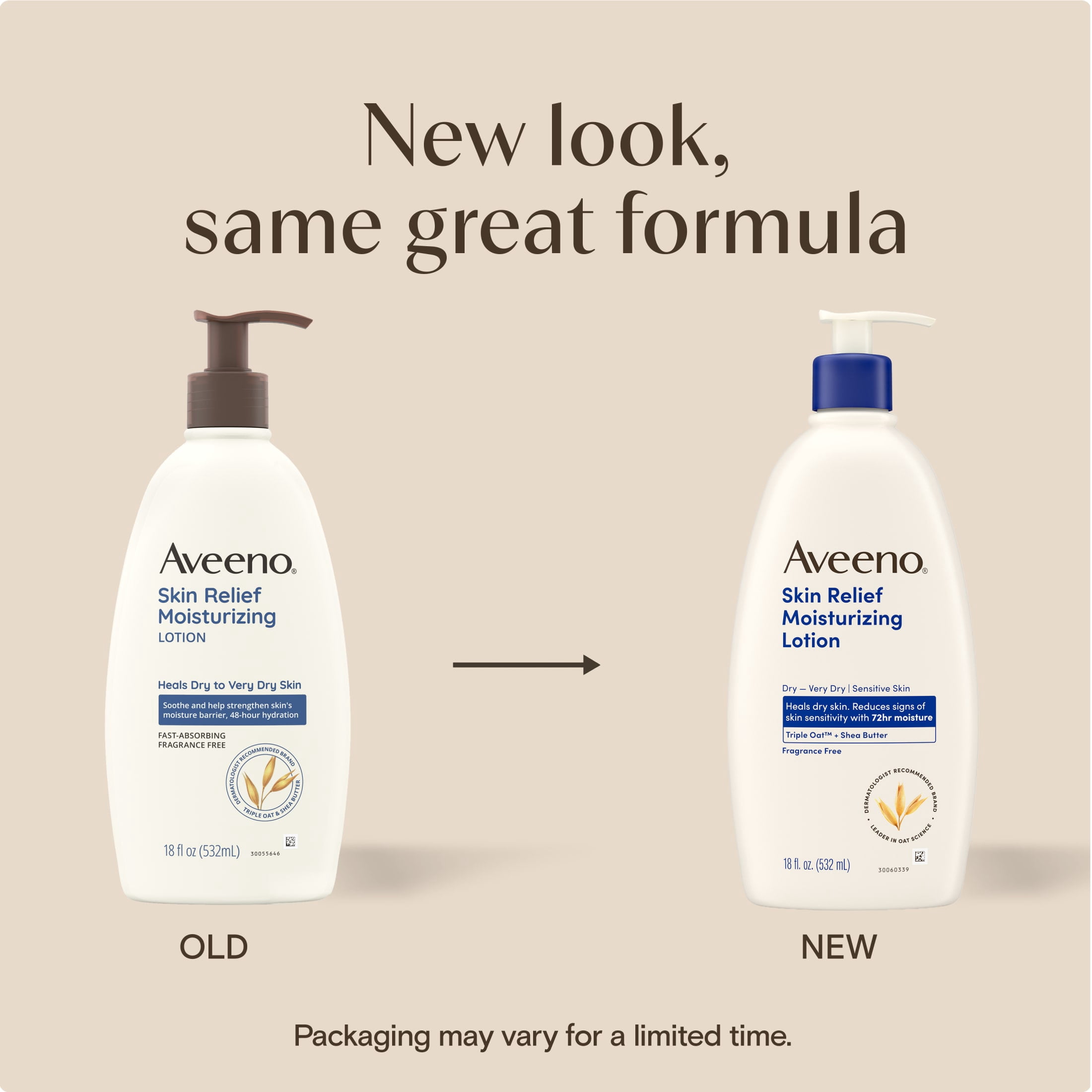 Aveeno Skin Relief Moisturizing Body Lotion, 18 Fl oz HSA/FSA