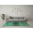 thumbnail image 3 of Ahgly Company Indoor Rectangle Oriental Light Blue Industrial Area Rugs, 3' x 5', 3 of 4