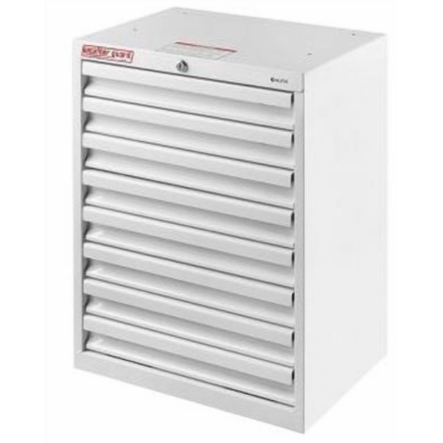 Weather Guard Van Storage System Cabinet 9988-3-01 Floor Mount; 8 Drawers; Steel; Mounting Bracket Sold Separately