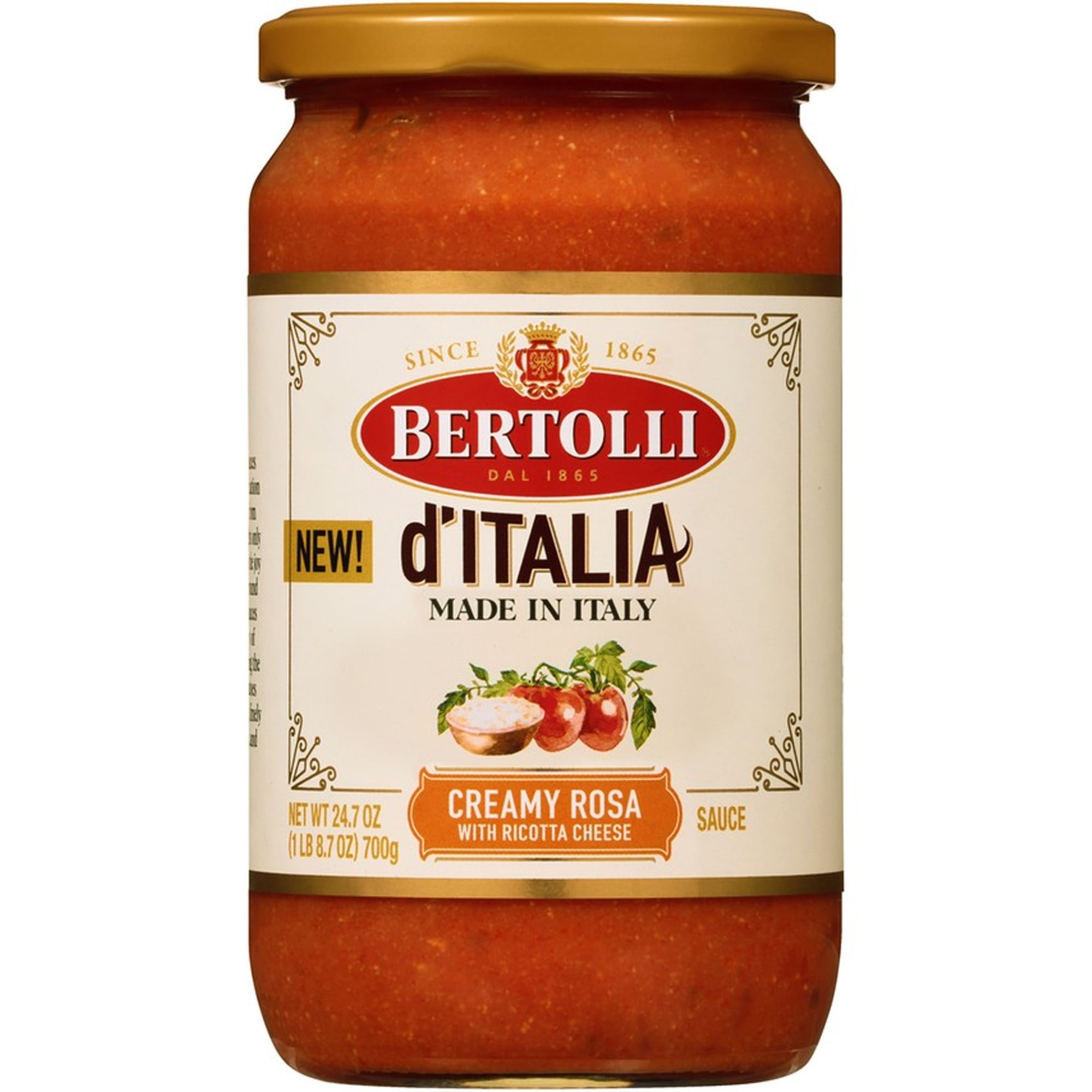 Bertolli d’Italia Creamy Rosa Pasta Sauce, 24 oz.