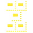 thumbnail image 2 of Bearachild 10 Uds molde de pastel de silicona Rectangular Mousse pudín herramientas para hornear reutilizable antiadherente, 2 of 6