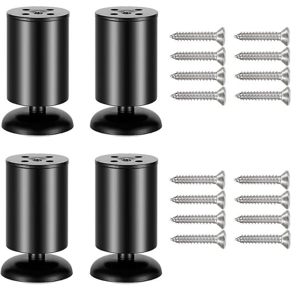 4x Steel Furniture Legs,black,80mm Stainless Steel Table Legs Office Sofa Legs Furniture Legs