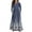 #001Dark Blue, variant on Girls Long Dress Size 10-12 Crew Neck Floral Print Tiered Dress Autumn Holiday Long-Sleeve Casual A-Line Dresses with Pockets 9-10 Years