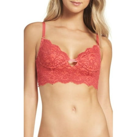 

FREE PEOPLE Intimates Red Everyday Bralette Size: L