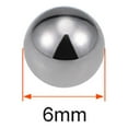thumbnail image 2 of Uxcell Metric  Bearing Precision Ball Carbon Steel Silver Tone 200pcs 0.24'', 2 of 5