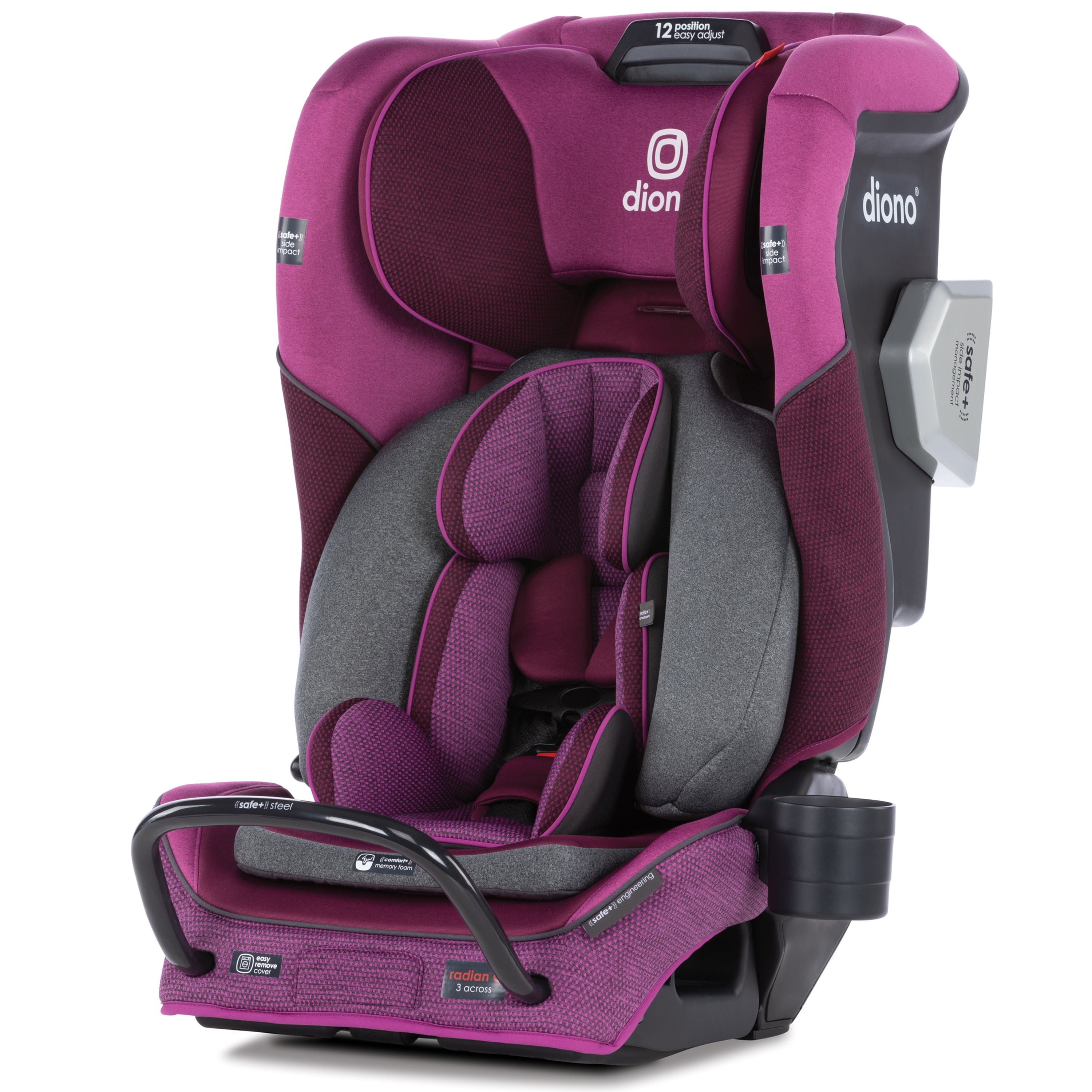 Photo 1 of Diono Radian 3QXT All-in-One Convertible Car Seat, Purple Plum