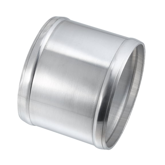 Unique Bargains Car Adapter Joiner Pipe Universal 95mm 3.74" OD 76mm 2.99" Length Connector Tubing Adapter Silver Tone