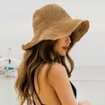 thumbnail image 3 of Limei Stylish Straw Hat Foldable for Holiday Anti-ultraviolet, 3 of 7