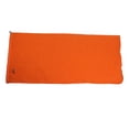 thumbnail image 1 of Saco de dormir con forro polar súper grueso, saco de dormir suave, manta para acampar, viajar, mochilero, naranja rojizo, 1 of 10