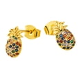 thumbnail image 1 of Pendientes de para mujeres y niñas, pendientes de joyería, regalos para mujeres, pendientes de , pendientes de dieciocho hipoalergén Hugo Pendientes de piña de moda, 1 of 6