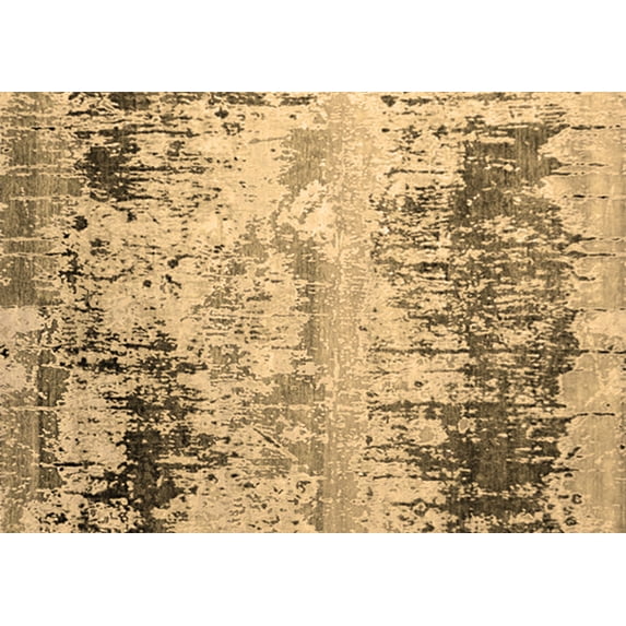 Ahgly Company Indoor Rectangle Oriental Brown Industrial Area Rugs, 8' x 12'