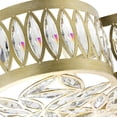 thumbnail image 5 of CWI Lighting Nova 6 Light Metal Chandelier in Champagne Gold, 5 of 5