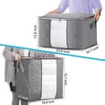 thumbnail image 1 of Innens Large Anti Dust Clothes Storage Bag Quilt Blanket Storage Sort Home Organizer, 1 of 11