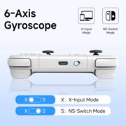 AceGamer Wireless Pocket Controller for Switch/Switch2/Android/iOS/PC/Steamdeck Bluetooth Gamepad with 6-axis Gyroscope Joystick