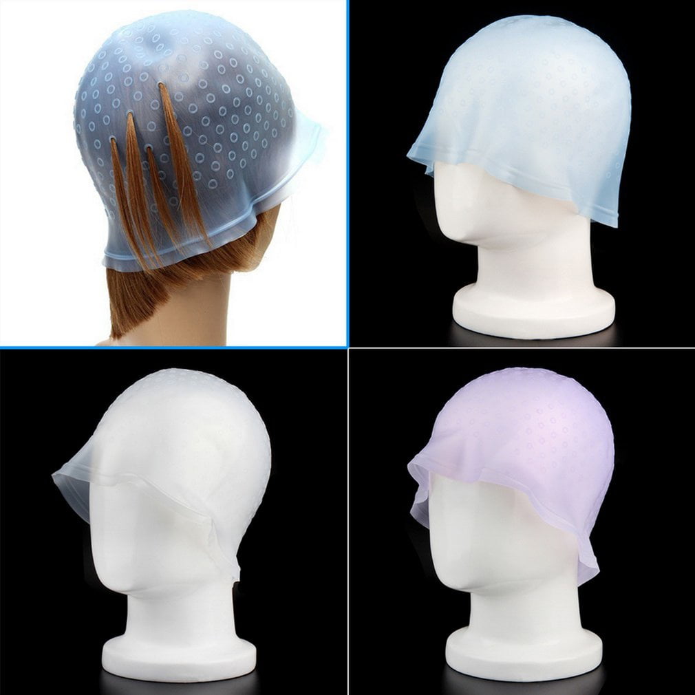 1 Pc Professional Reusable Hair Coloring Highlighting Dye Cap Blue