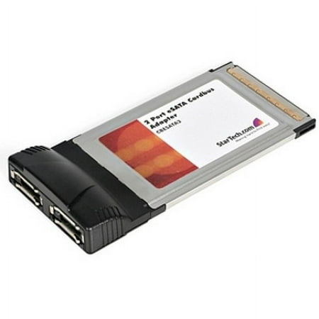 StarTech.com 2 Port CardBus eSATA Laptop Adapter Card