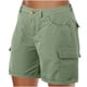 thumbnail image 2 of mfyjkho Pantalones Cortos Para Correr, Pantalones De Trabajo Para Mujer, Pantalones Casuales, Cintura Alta, Finos, Con Múltiples Bolsillos, Holgados, De Pierna Ancha. Xxl, 2 of 5