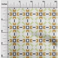 thumbnail image 1 of oneOone Organic Cotton Poplin Twill Fabric Geometric Ikat Printed Fabric 1 Yard 42 Inch Wide, 1 of 4