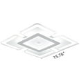 thumbnail image 7 of 16” Modern Ceiling Light Fixture, Flush Mount Minimalist Square Integrated LED Ceiling Lights for kitchen, bedroom, bathroom, 7 of 7